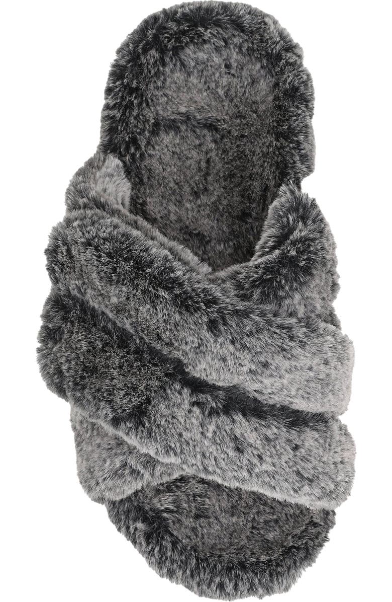 Vionic Relax II Slide Slipper, Alternate, color, Dark Grey Faux