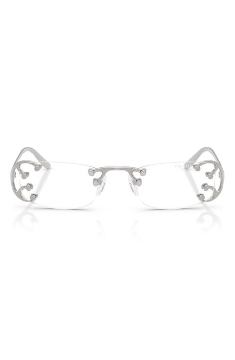 52mm Rectangular Blue Light Blocking Glasses