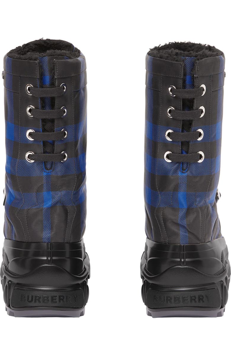 Burberry Check Snow Boot, Alternate, color,