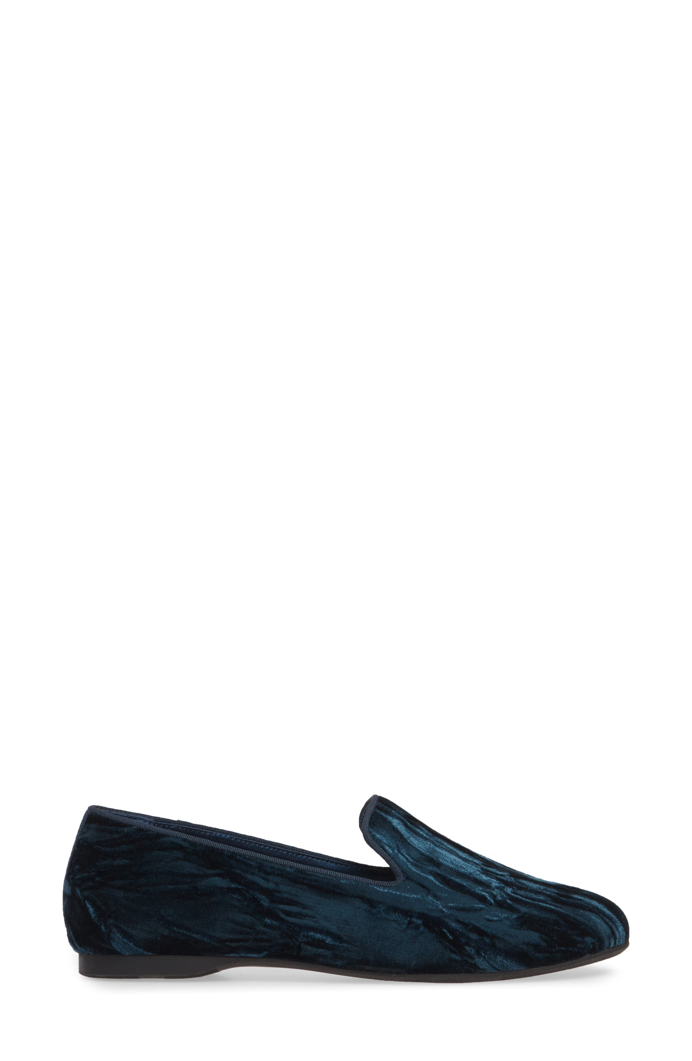 Starling Loafer, Alternate, color, SAPPHIRE VELVET