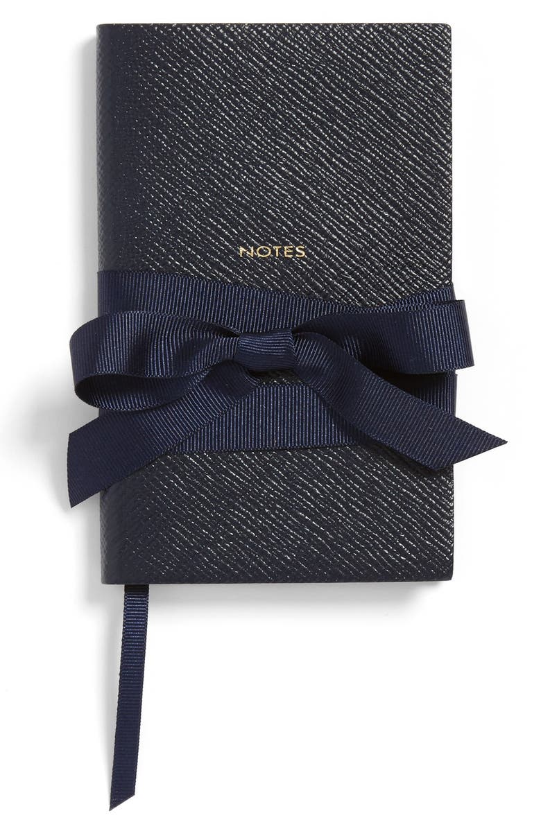 Smythson 'Panama Notes' Pocket Notebook, Alternate, color, 