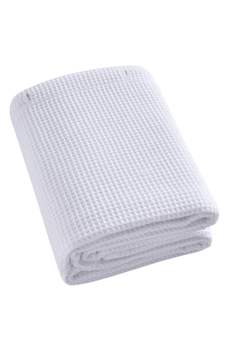 Kenneth Cole New York Waffle Knit Shower Curtain, Main, color, 