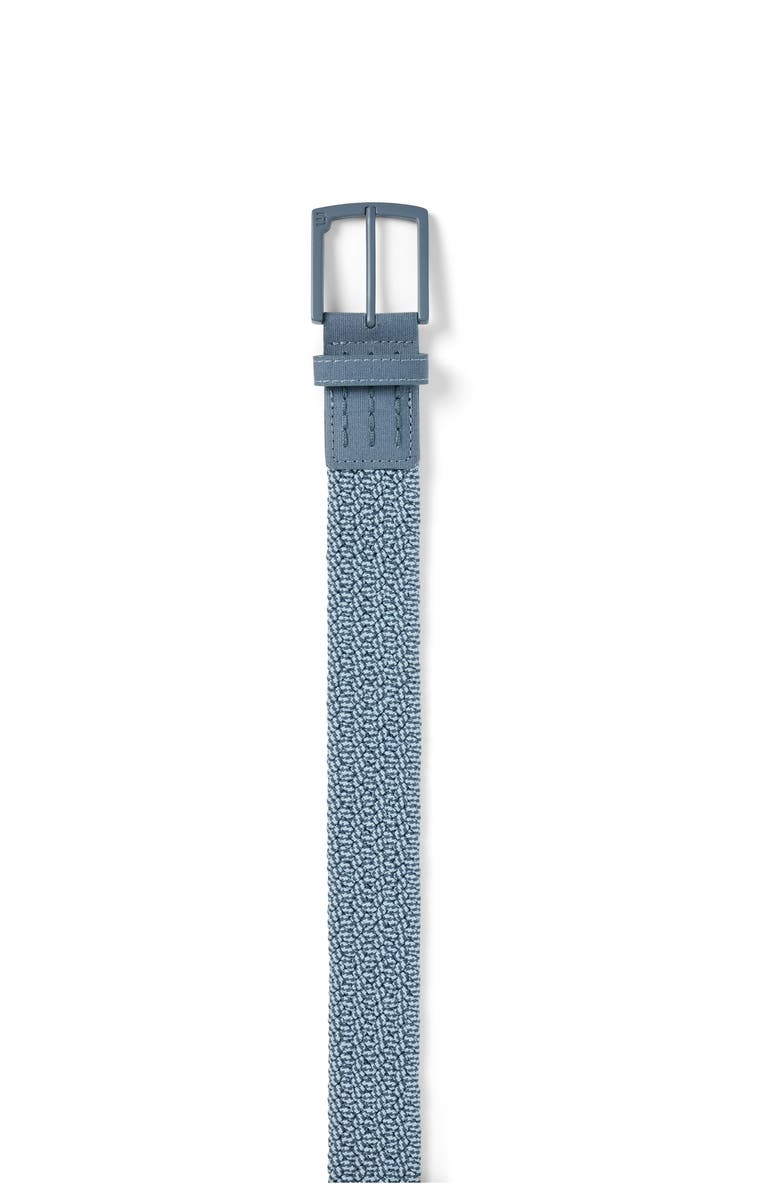 TravisMathew Mutually Exclusive Stretch Woven Belt, Alternate, color, Bering Sea
