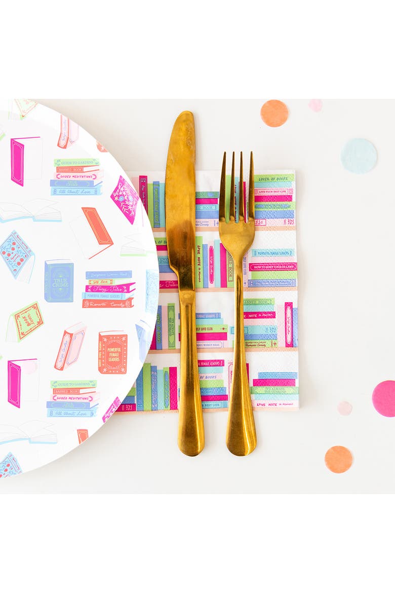 Book Club Large Napkins, Alternate, color, Assorted Pre-Pack