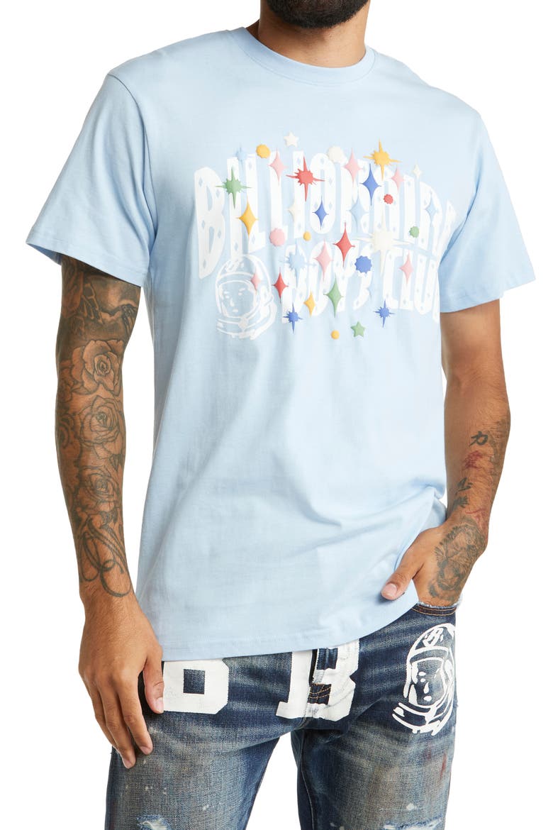 Men's Arch Burst Cotton Graphic Tee, Main, color, CASHMERE BLUE