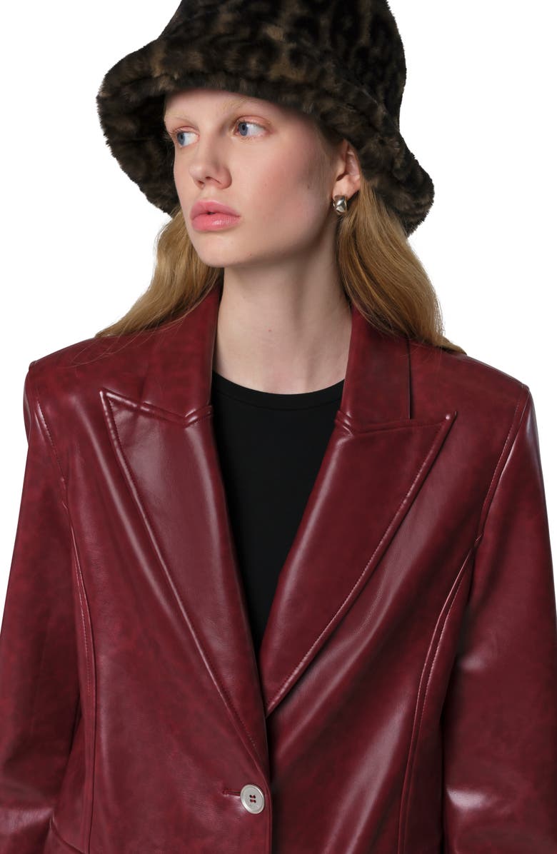 Apparis Amara Leopard Pluche<sup>™</sup> Faux Fur Bucket Hat, Alternate, color, Dark Leopard