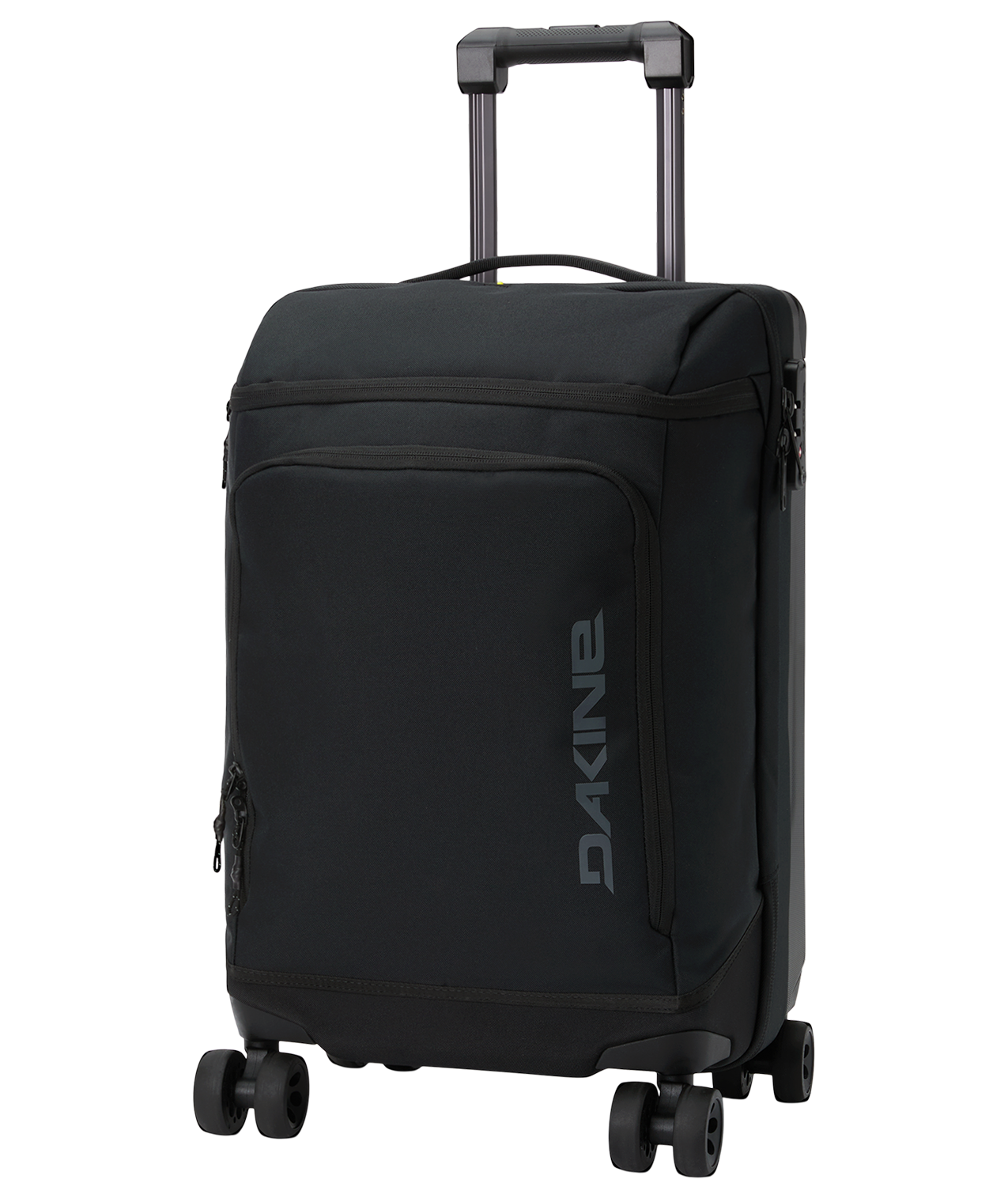 DAKINE Split 4 Wheel Carry On Roller Bag 48L Travel Wheeled Travel Bag, Alternate, color, Black