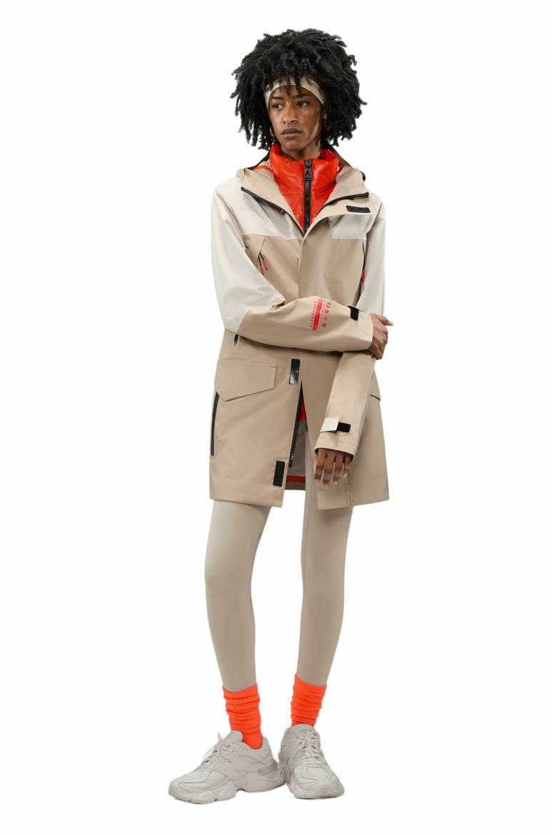 Unisex  Valmorel 3-In-1 Hooded Raincoat, Alternate, color, Stone