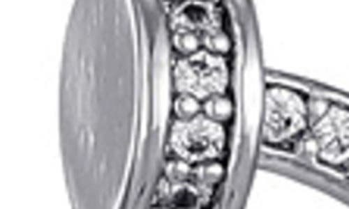 Adornia Cubic Zirconia Nail Pendant Necklace In Silver