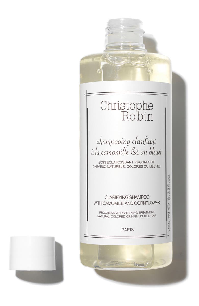 Christophe Robin Clarifying Shampoo with Chamomile & Cornflower, Alternate, color,