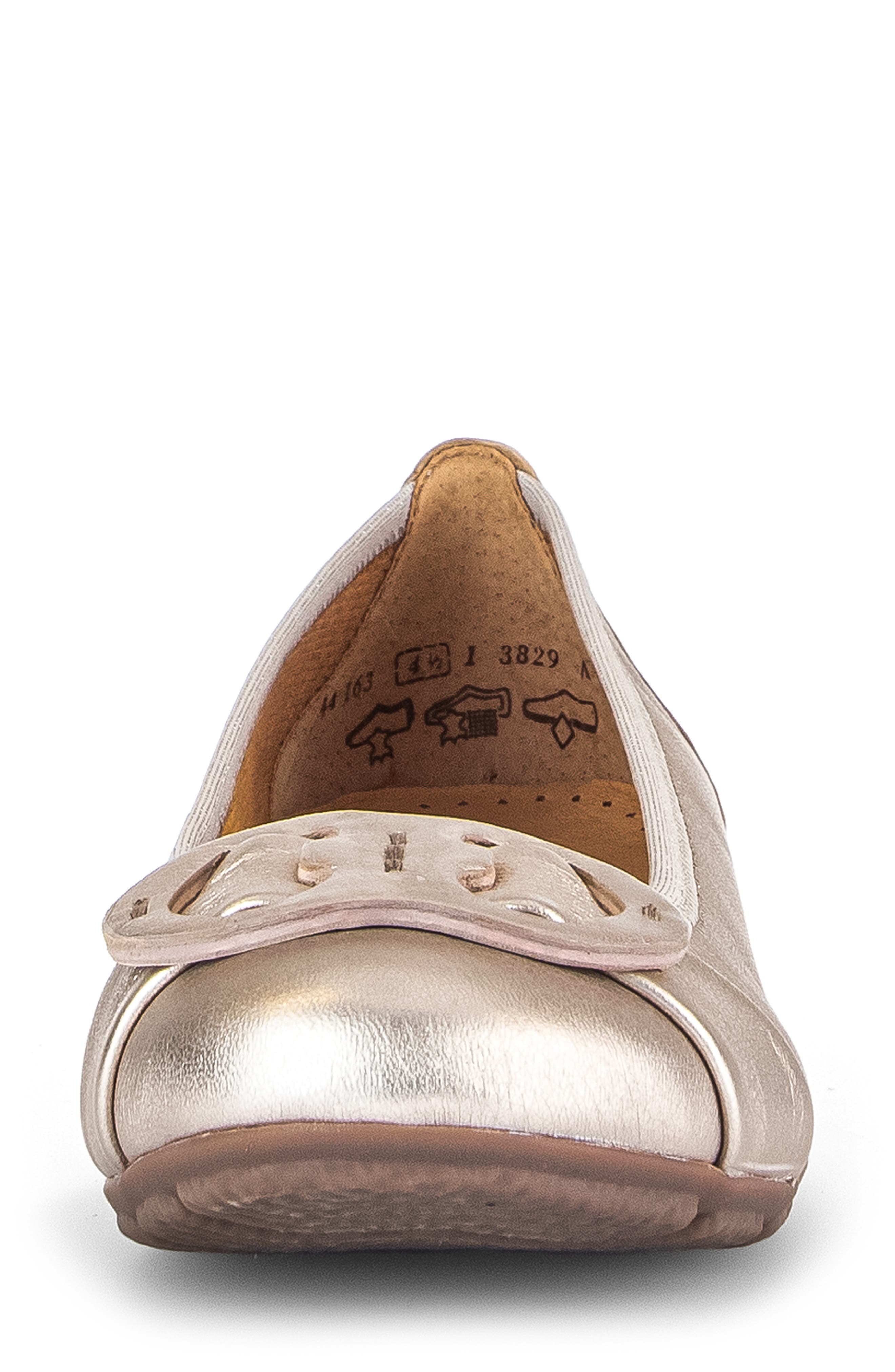 Gabor 44.163 Ballet Flat, Alternate, color, Puder