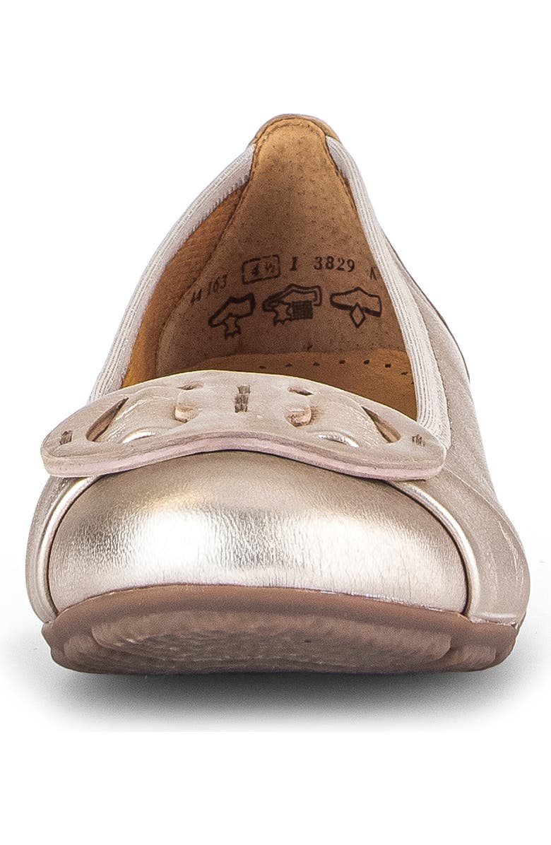 Gabor 44.163 Ballet Flat, Alternate, color, Puder