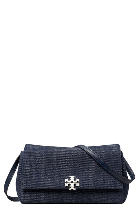 Charlie Denim Wallet on a Strap