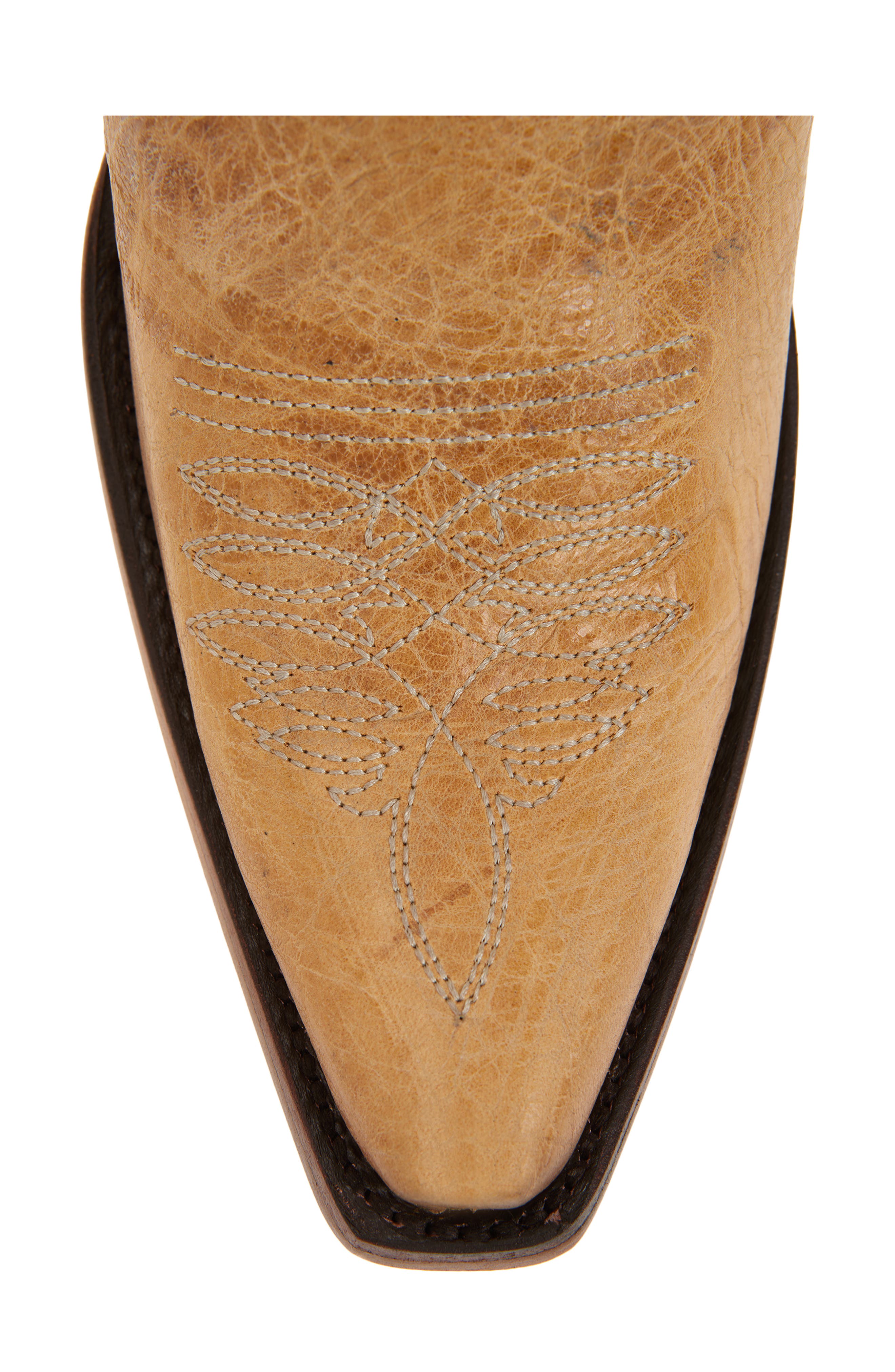 CORRAL Stud & Overlay Western Boot, Alternate, color, Honey/ Bone