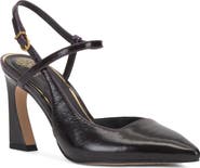 Vince Camuto Bevarin Leather Pointed Toe Pump