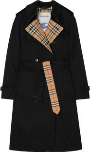 Burberry Long Gabardine Lakefield Trench Coat