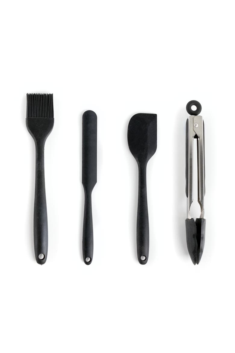 Silicone and Stainless Steel Cooking Utensils, Set of 14, Alternate, color, Gray