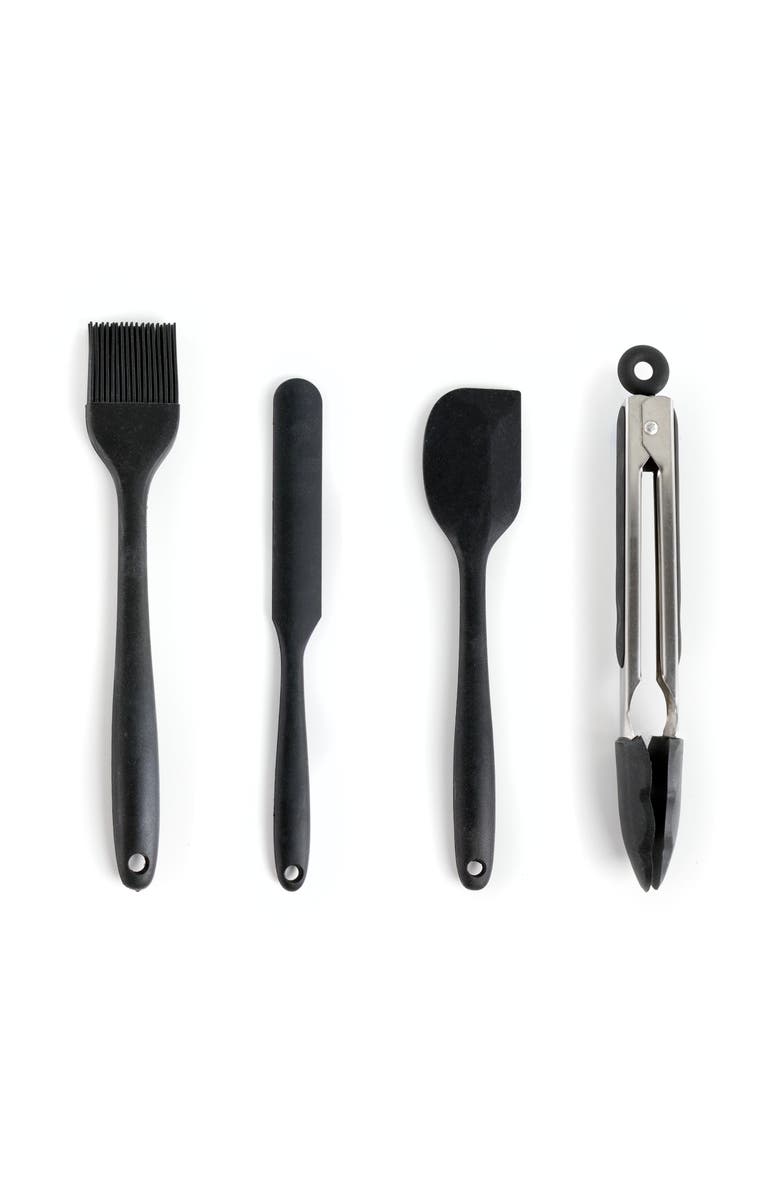 Megachef Silicone and Stainless Steel Cooking Utensils, Set of 14, Alternate, color, Gray