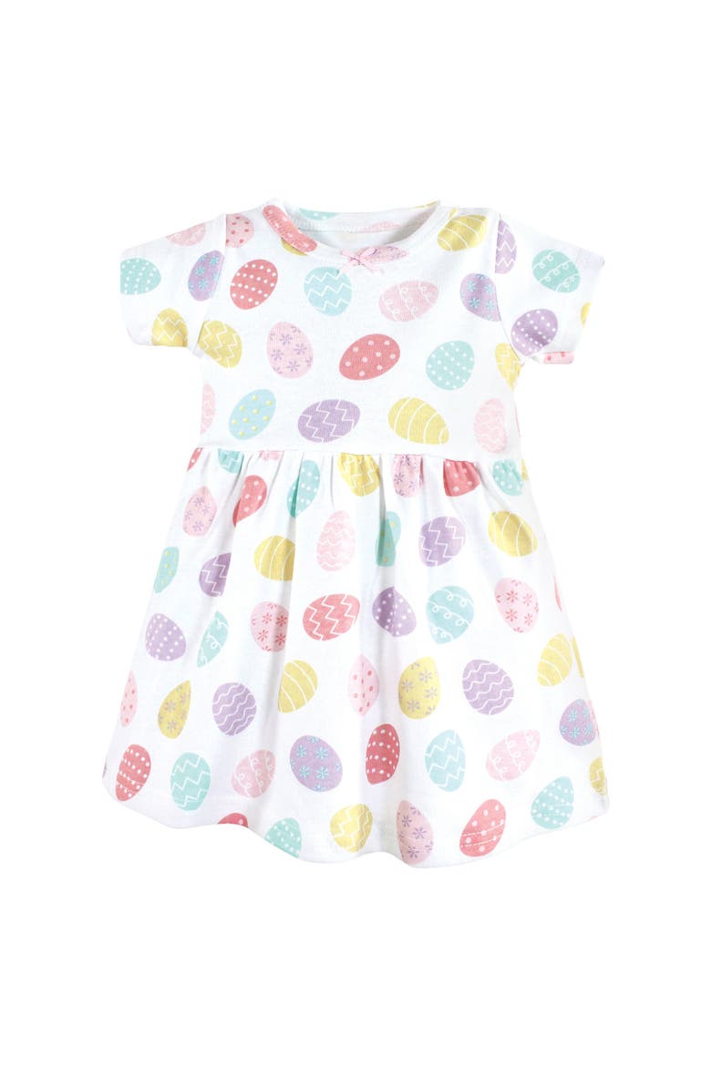 Cozy Stylish Baby Dress 2Pk, Alternate, color, Easter Eggs