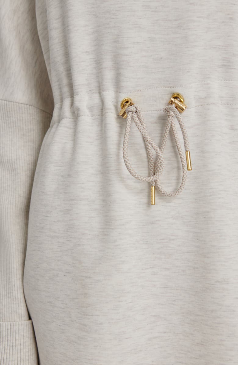 Varley Ethel DoubleSoft<sup>®</sup> CInch Waist Sweatshirt, Alternate, color, Ivory Marl