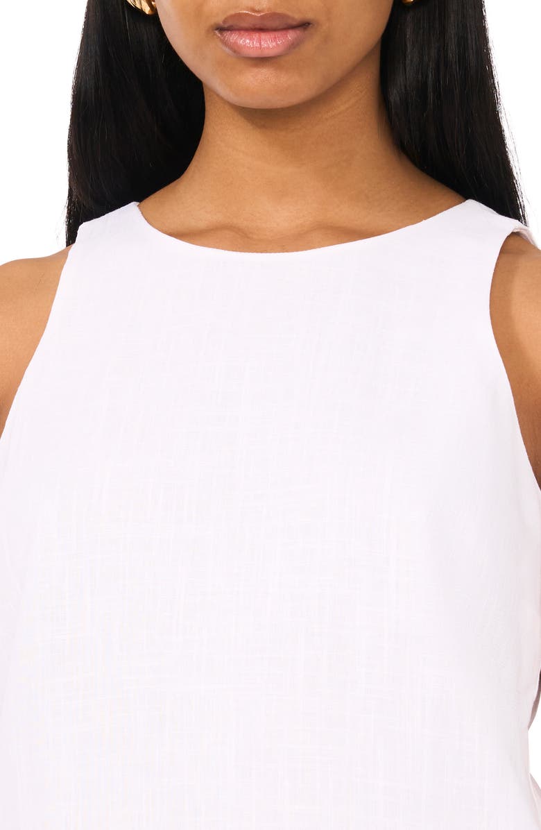 Halogen<sup>®</sup> Sleeveless Linen Blend A-Line Dress, Alternate, color,