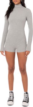 EDIKTED Liliana Long Sleeve Romper
