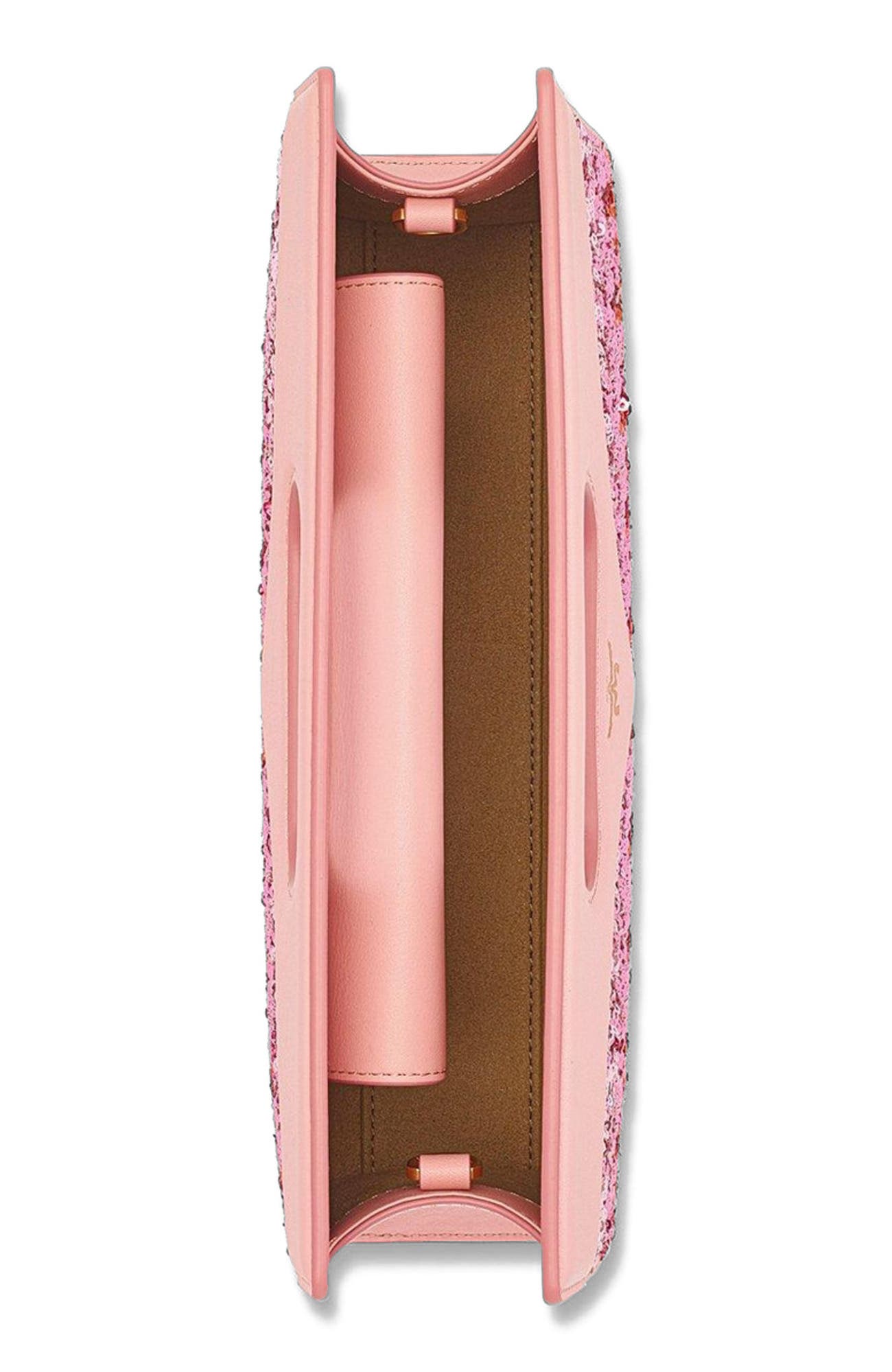 MCM Diamond Bag in Sequin Lamb Leather, Alternate, color, 