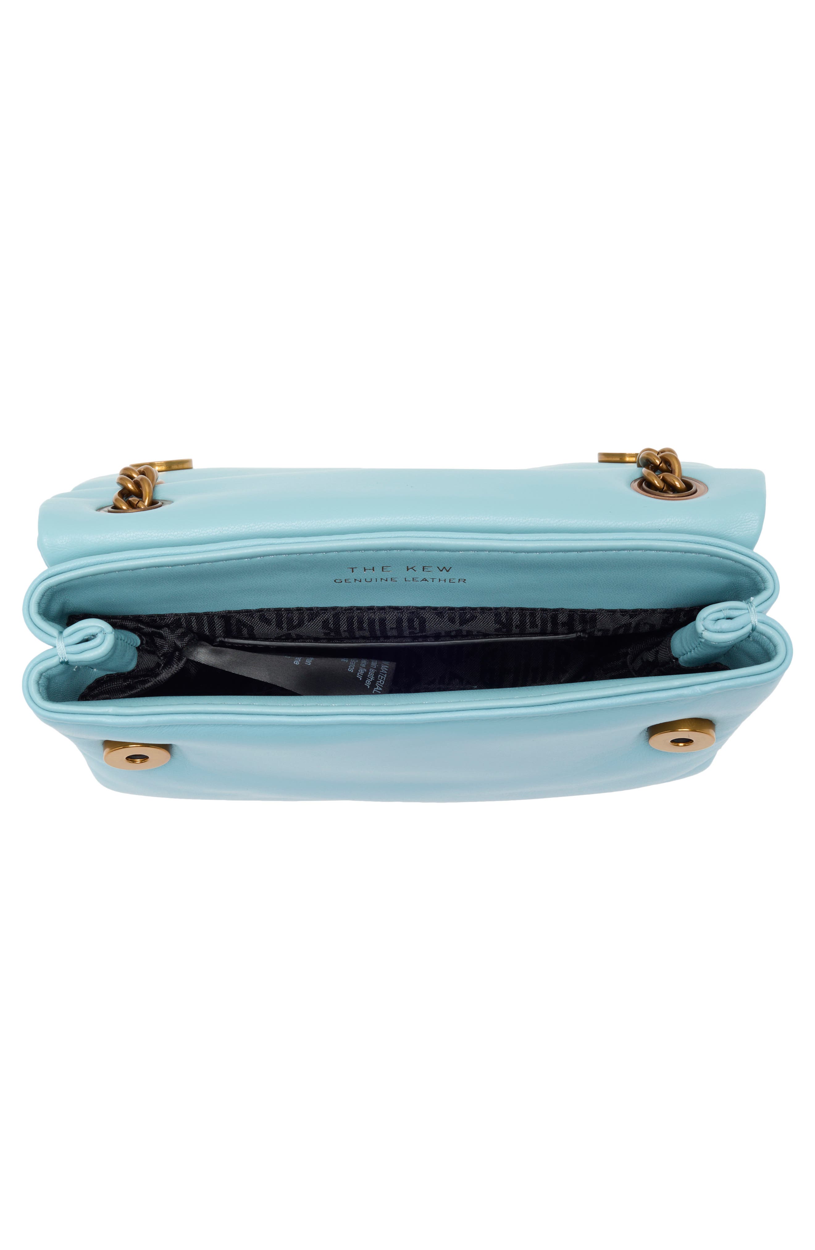 Kurt Geiger London Mini Kew Leather Shoulder Bag, Alternate, color, Mid Blue