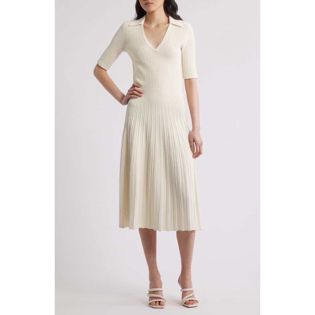 Shop Hugo Boss Boss Fracie Rib Midi Dress