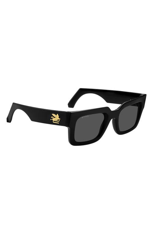 Etro 52mm Rectangular Sunglasses