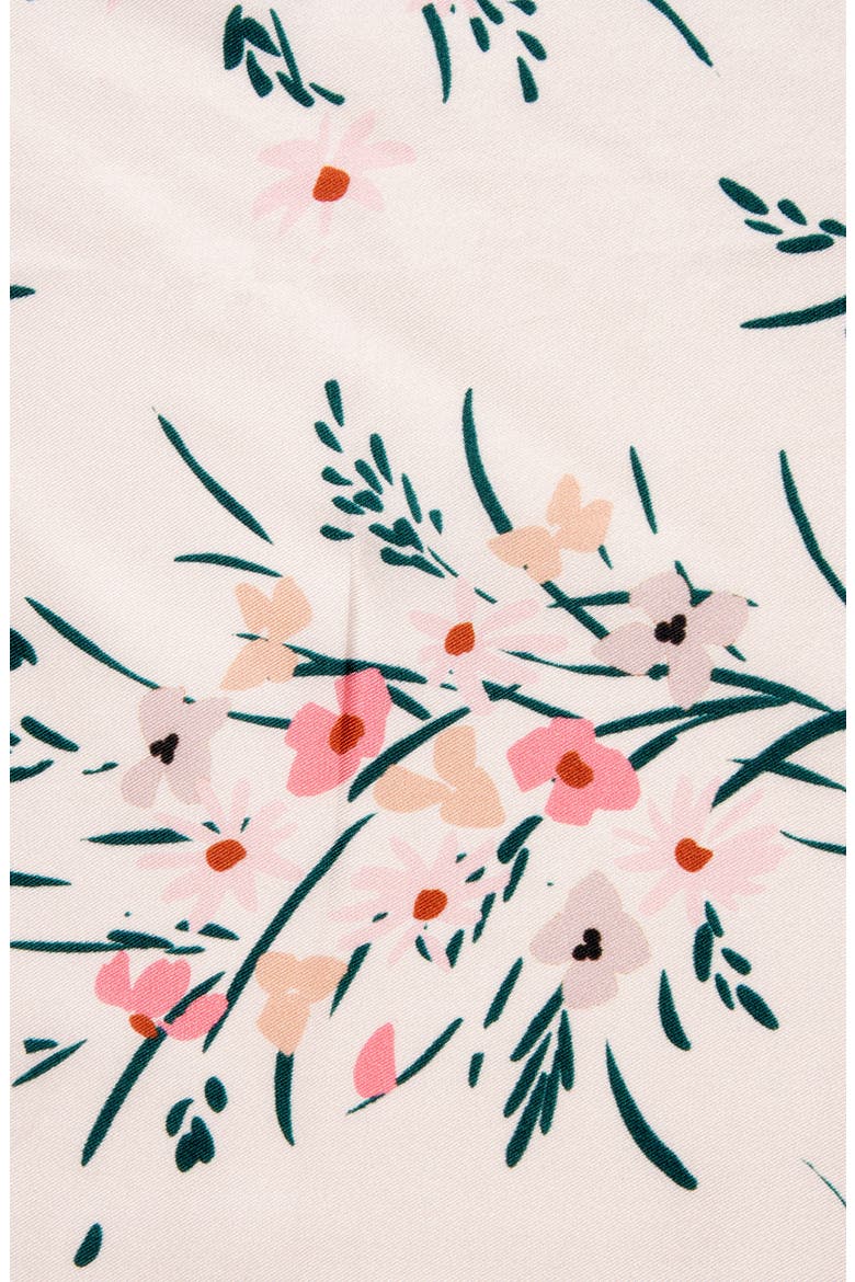 spring garden silk bandana, Alternate, color, PEARL BLUSH