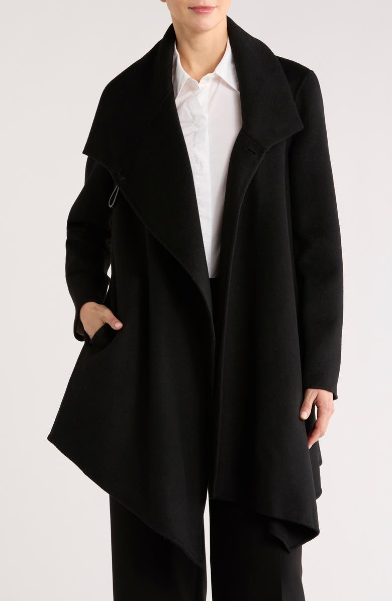 AllSaints Monument Eve Wool Blend Coat, Alternate, color,
