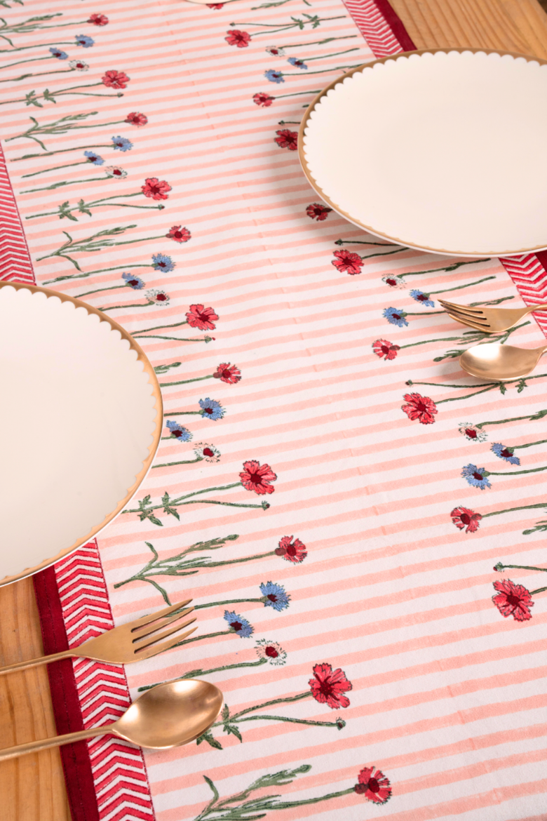 Wildflower Tablerunner, Alternate, color, Multicolor