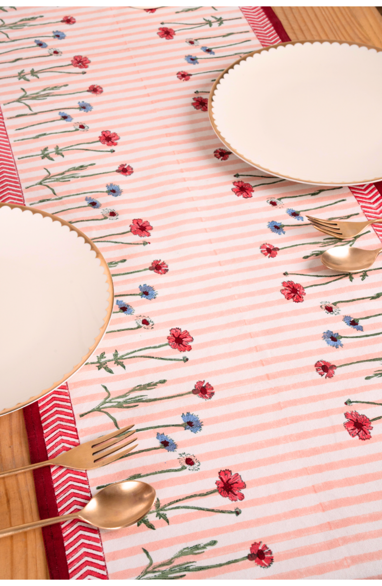 Inner Child Wildflower Tablerunner, Alternate, color, Multicolor