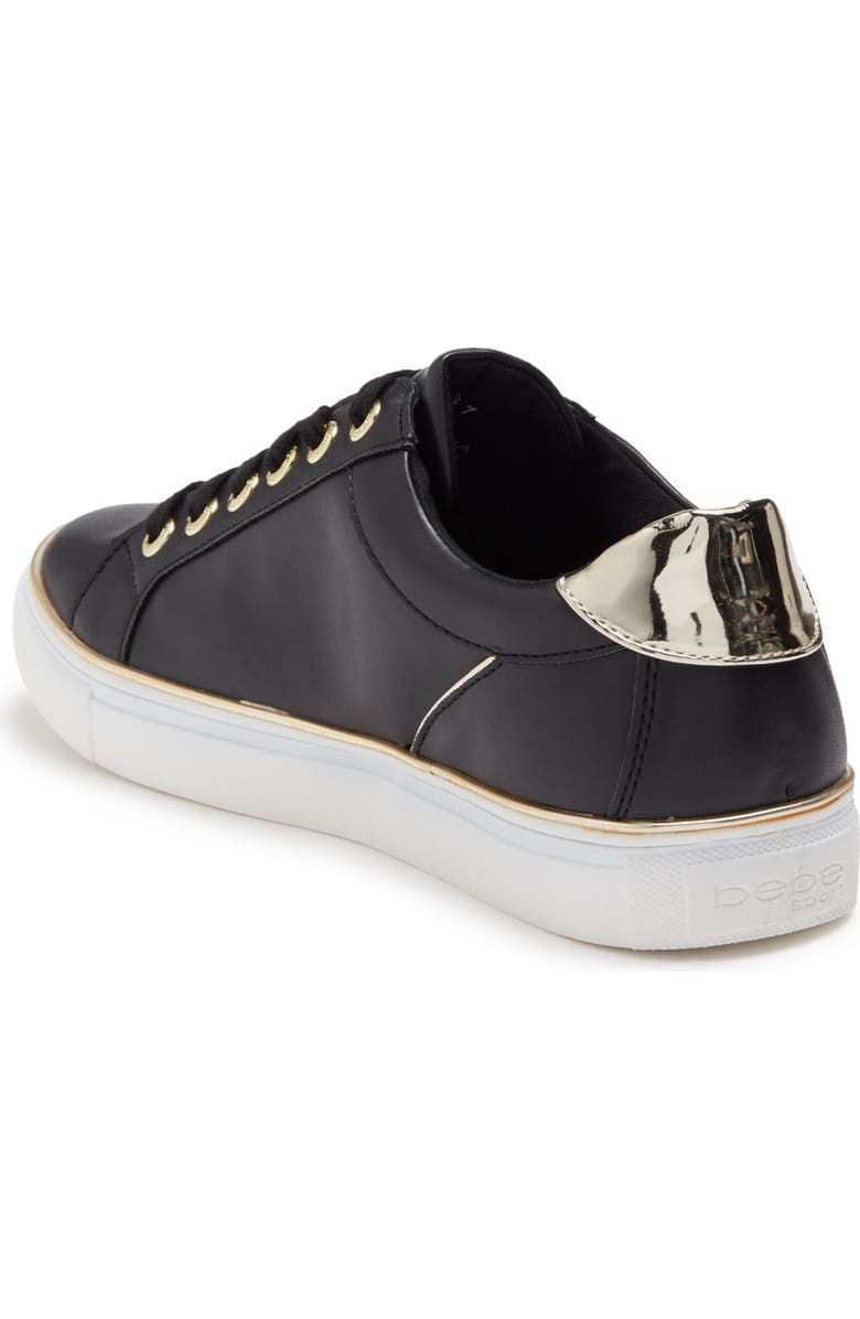 bebe Celise Brand Logo Low Top Sneaker, Alternate, color,