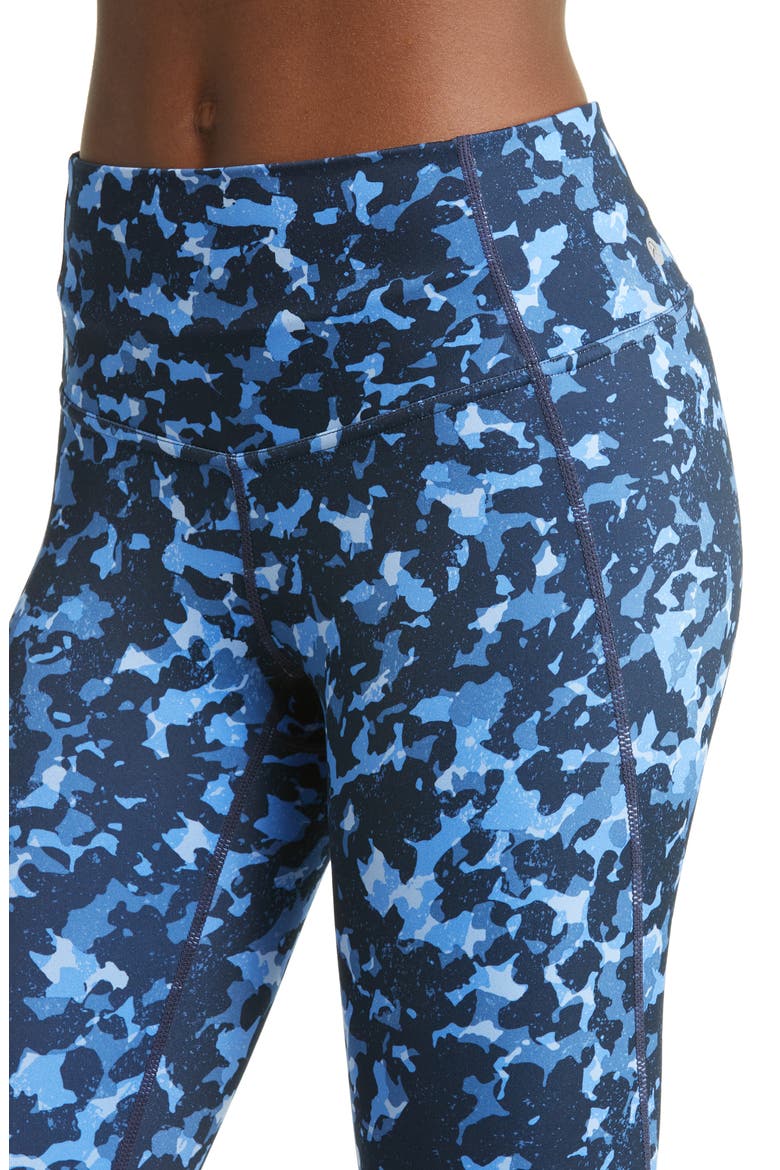 High Waist 7/8 Leggings, Alternate, color, BLUE MICA CAMO
