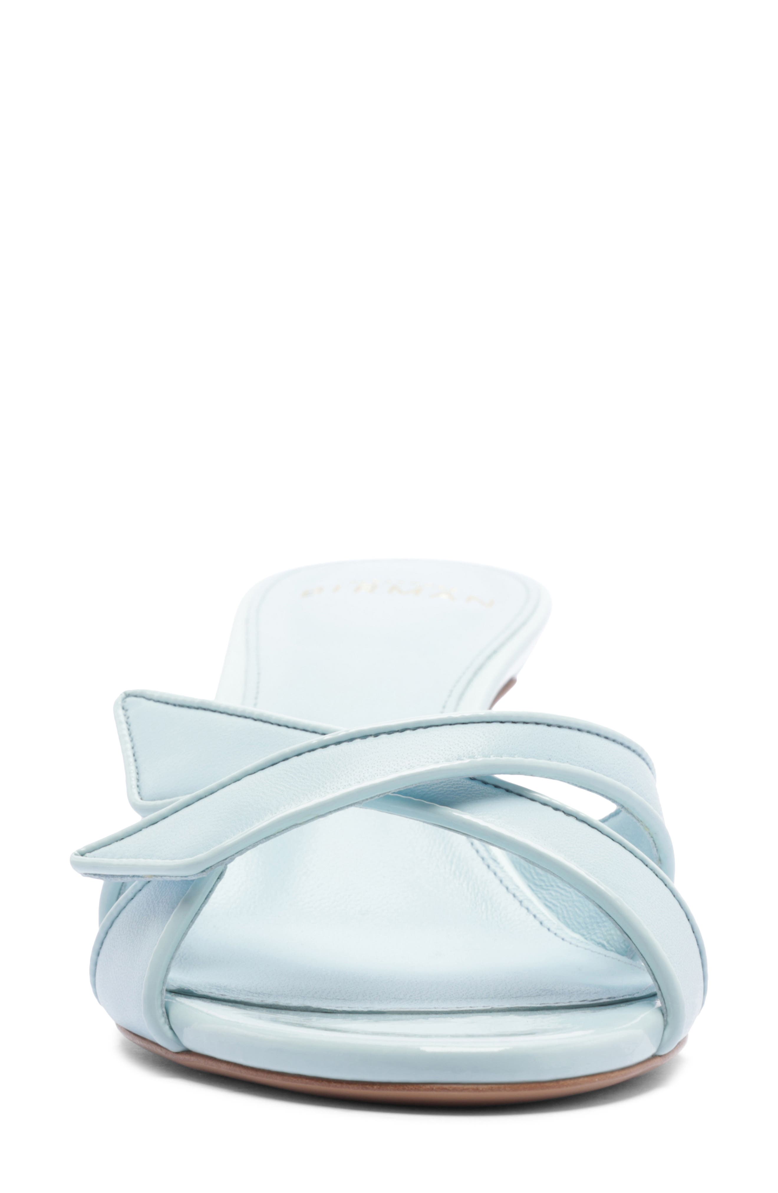 Alexandre Birman Tita Crisscross Slide Sandal, Alternate, color, Dust Blue