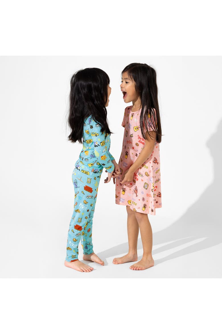 Kids' Friends You're My Lobster Short Sleeve Dress, Alternate, color, Friends: My Lobster
