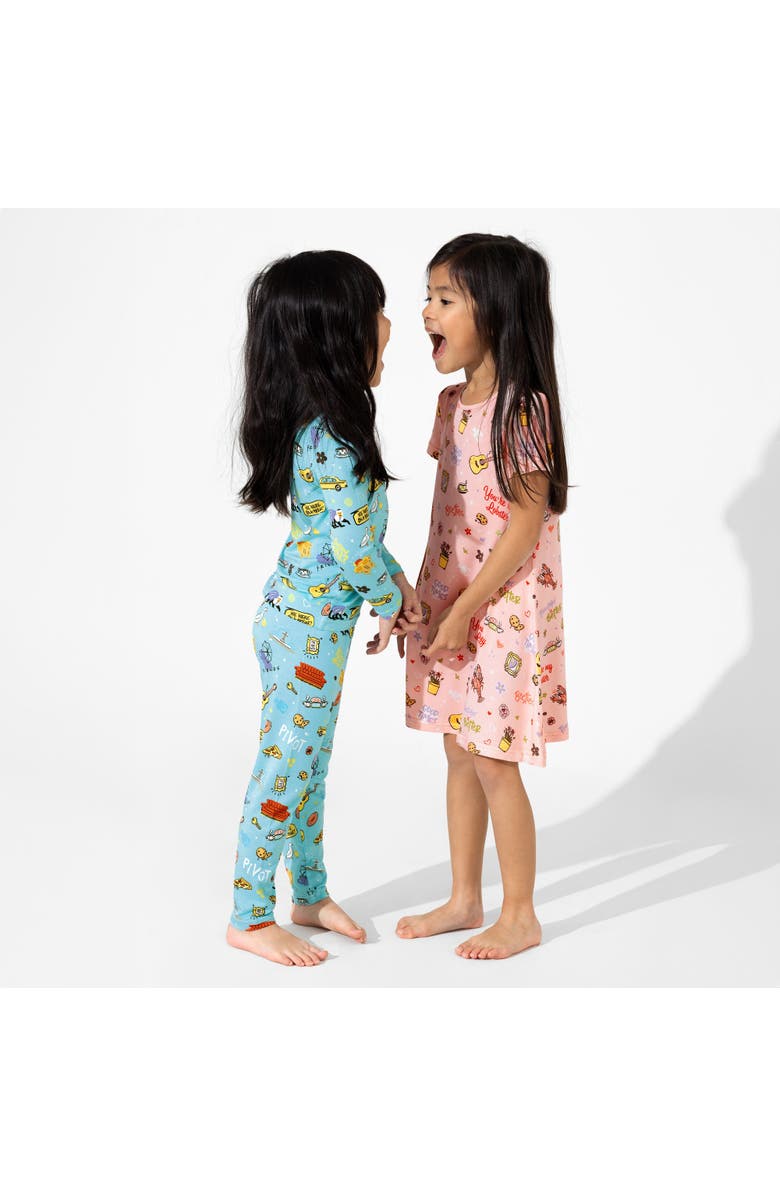 Bellabu Bear Kids' Friends You're My Lobster Short Sleeve Dress, Alternate, color, Friends: My Lobster