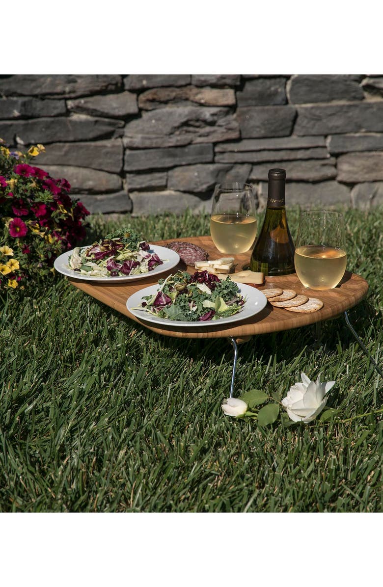 Legacy a Picnic Time Brand LEGACY Mesamio Collapsible Wine & Snack Table, Alternate, color, 
