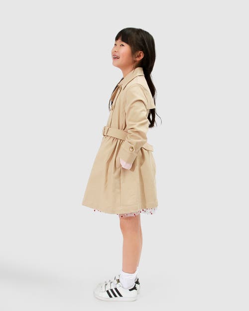 Belle & Bloom Miss Sunshine Trench Coat In Camel