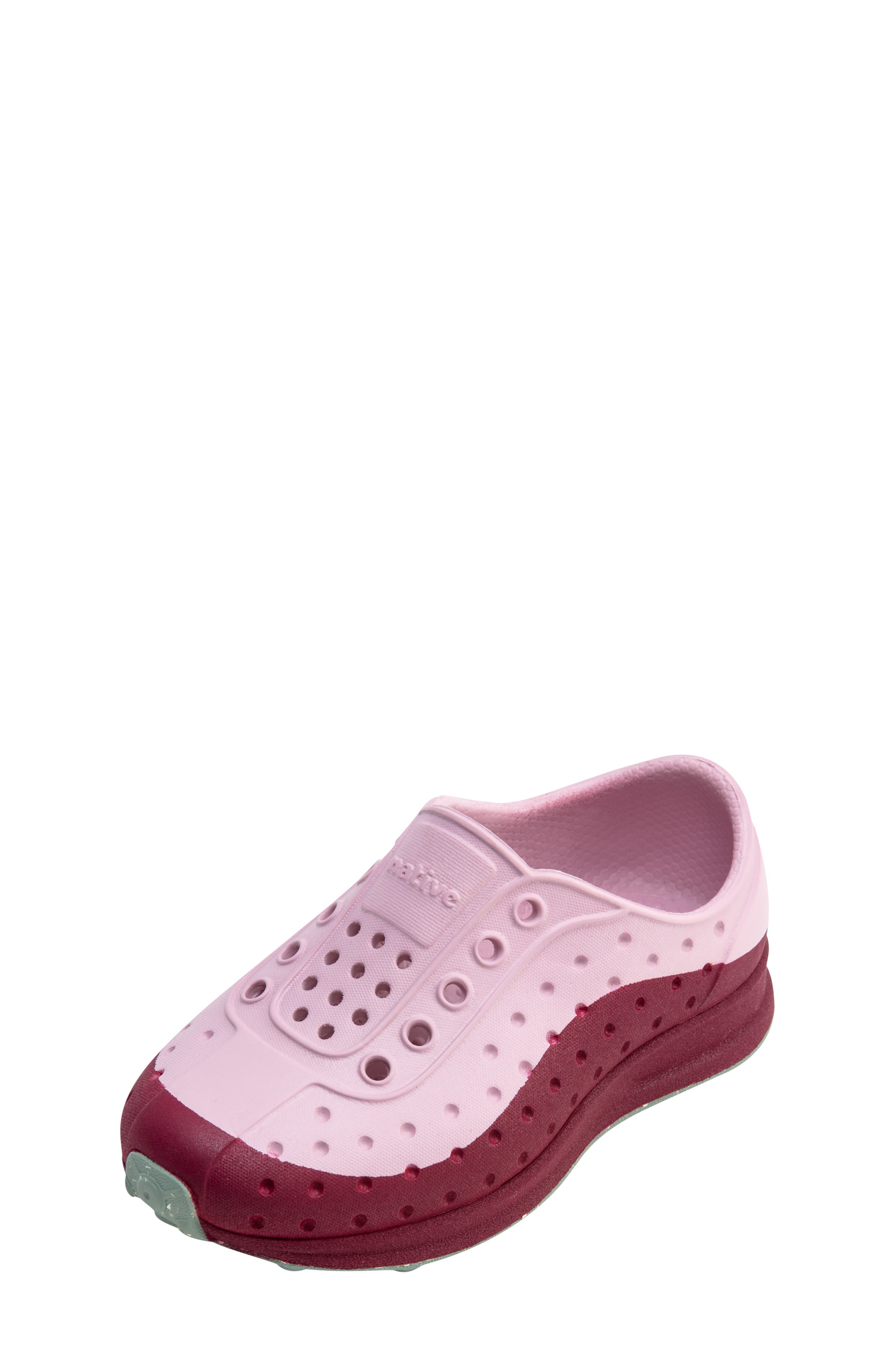 Native Shoes Kids' Robbie Roam Slip-On Sneaker, Main, color, Pink/ Red/ Relax Speckle