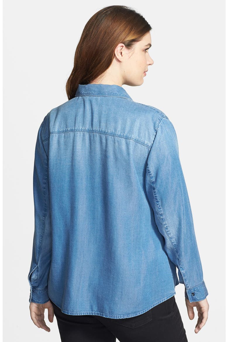 Chambray Shirt, Alternate, color, BLUE CHAMBRAY