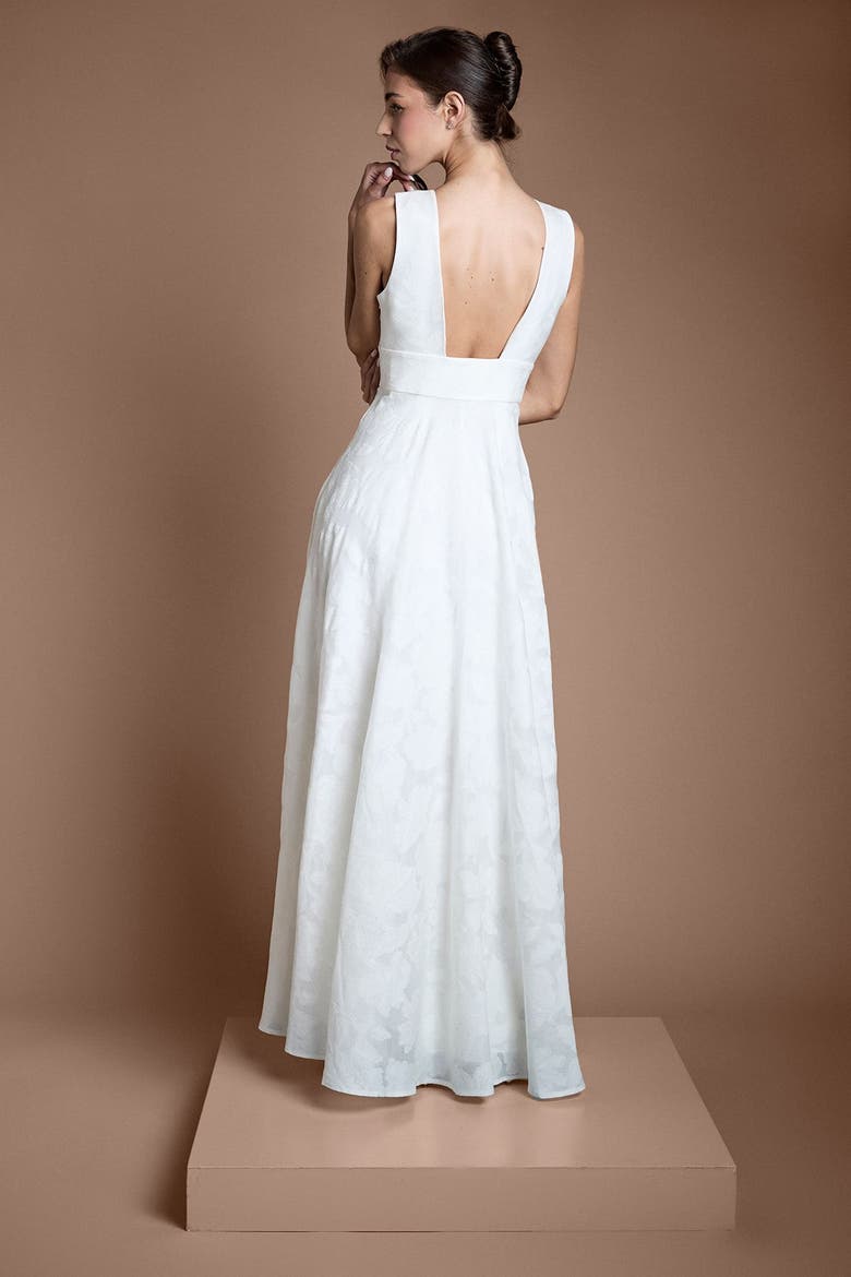 Lace Wedding Dress, Alternate, color, Ivory