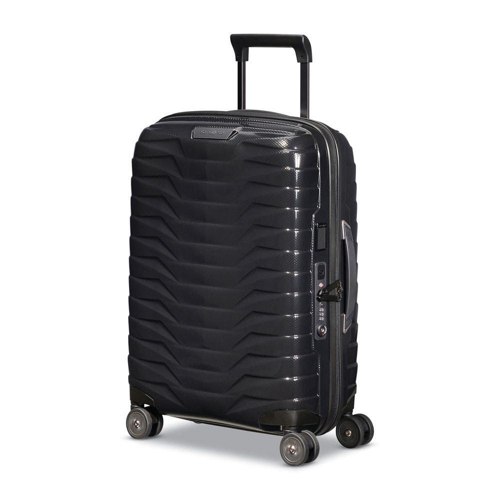 Samsonite Proxis Global Carry-On Hardside TSA Friendly Spinner, Main, color, Black