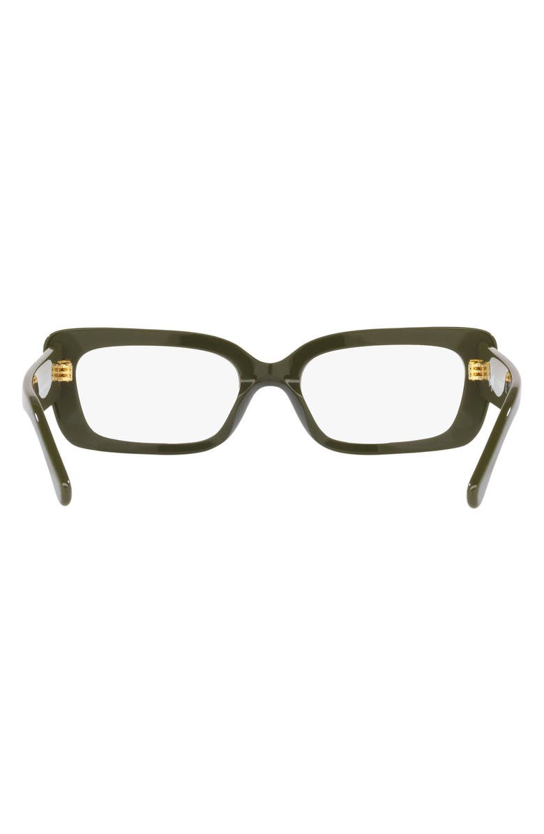 VOGUE 50mm Small Rectangular Optical Glasses, Alternate, color, 