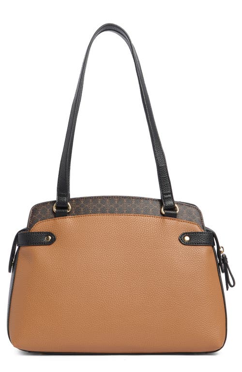 Nanette Lepore Kathryn Triple Section Shoulder Bag In Brown