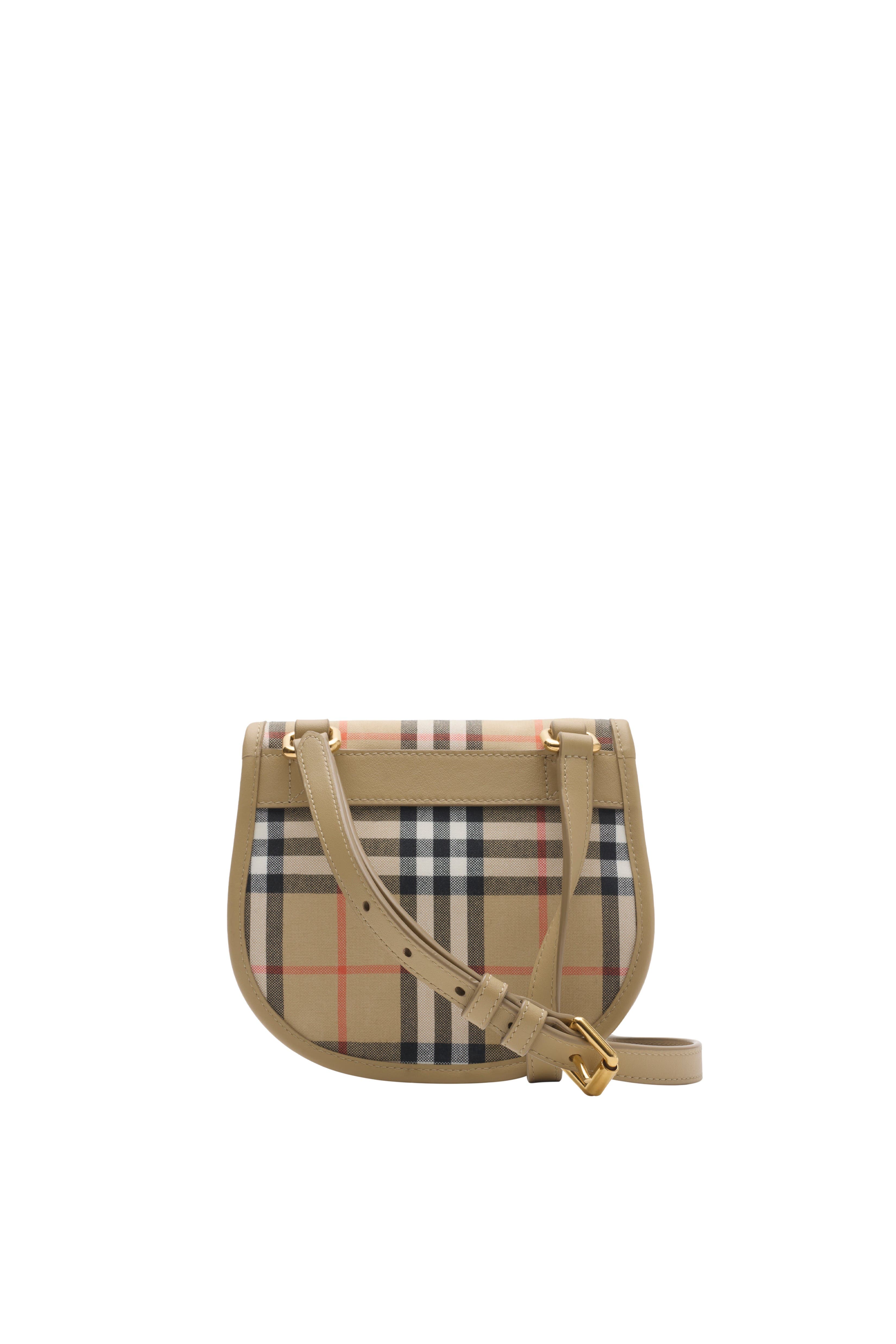 Burberry Check Crossbody Bag, Alternate, color, Sand Beige