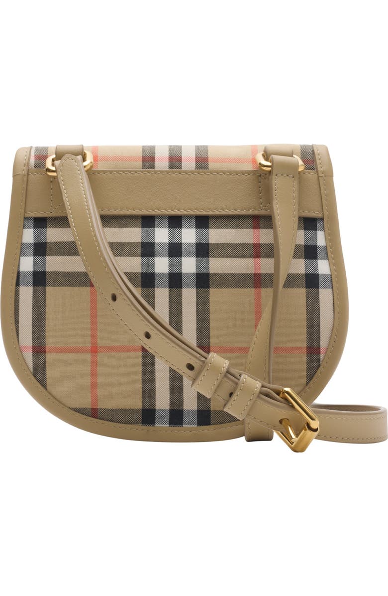 Burberry Check Crossbody Bag, Alternate, color, Sand Beige