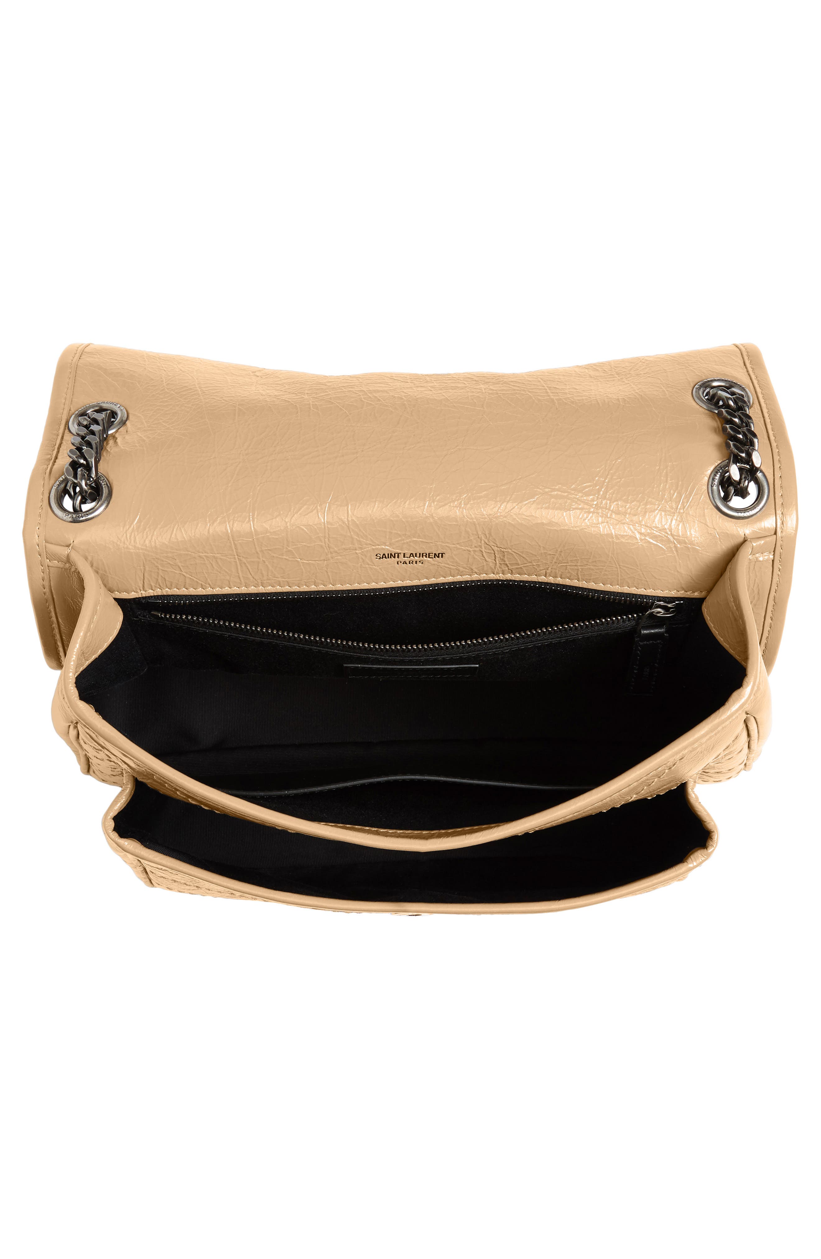 Saint Laurent Medium Niki Leather Shoulder Bag, Alternate, color, 